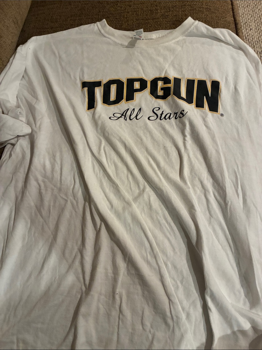 Top Gun All Stars White Graphic Tee